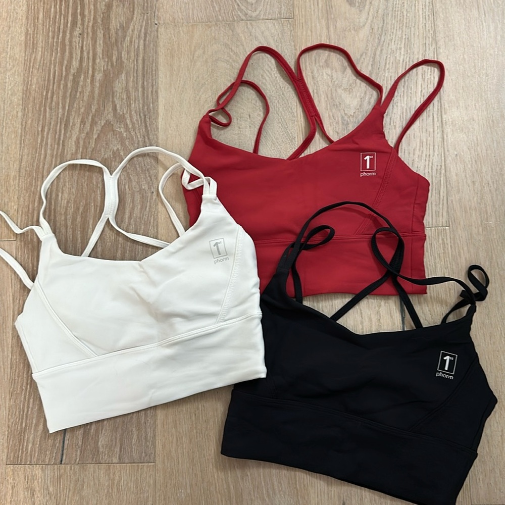 1st Phorm sports bras x3